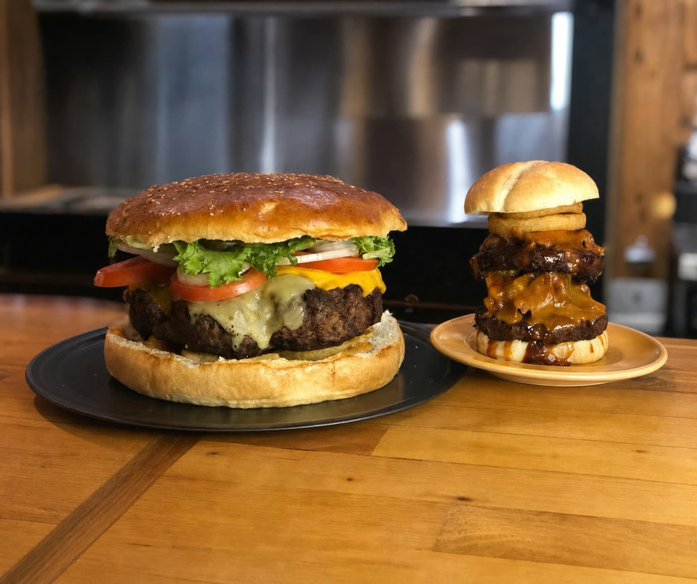 The Feud five-pound burger challenge